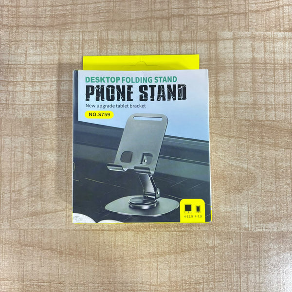 6084 Foldable Metal Mobile Stand (1 Pc)