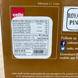 Di0207 Cello Opalware Royal Mixing Bowl with Premium Lid Set of 3pc