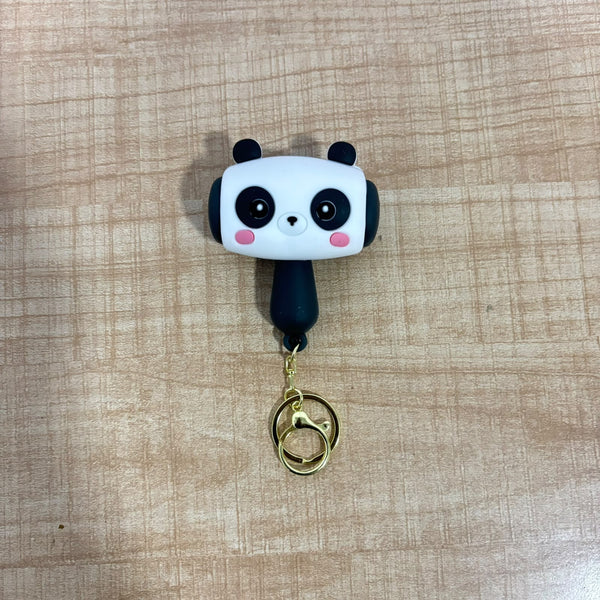 A07603 Cute Animated Character Silicone Hammer Keychain [Pack Of 1]