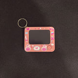 A07602 Cute Cartoon Mini Writing Slate Keychain with Key Ring