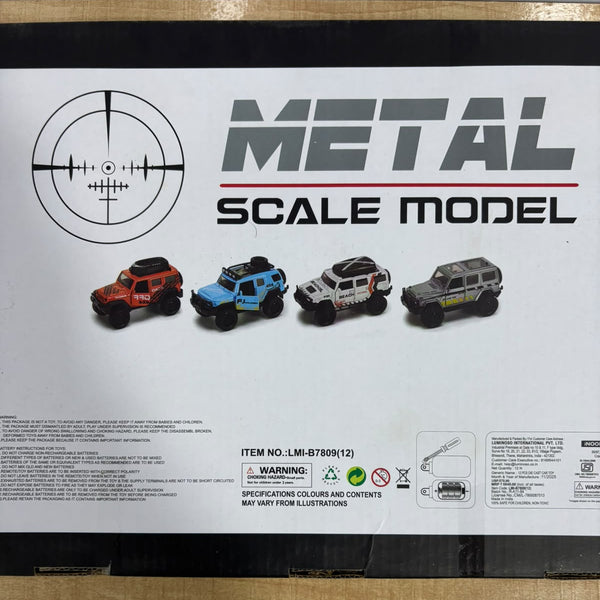 A07659 Scale Model Off-Road Toy Vehicle Beach Metal Car - Pack Of 1