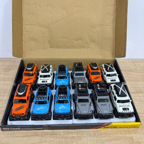 A07659 Scale Model Off-Road Toy Vehicle Beach Metal Car - Pack Of 1