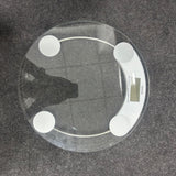A07528 Personal Digital Weighing Scale with Tempered Glass Platform & LCD Display
