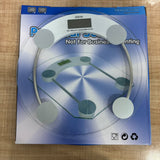 A07528 Personal Digital Weighing Scale with Tempered Glass Platform & LCD Display