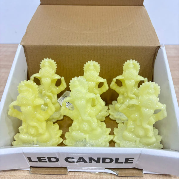 A07748 Decorative Illuminated Lord Ganesha Figurine with LED Light