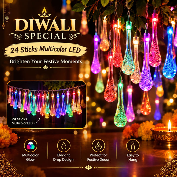 Di0070 24 Sticks Multicolor LED String Lights