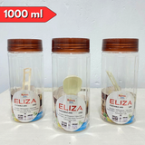 AM5913 Royal Eliza Transparrent Container Jar Set of 3 - 1000 ml
