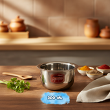AM7575 Madhuram Signature Premium Stainless Steel  Container (300 ml, 6x8x8 cm)