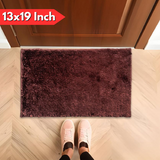 AM5847 Cotton Soft Microfiber Door & Bath Mat (RG 13X19 Inch) Multicolour