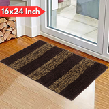 AM5854 Anti Slip Door & Bath mat for Home (HV 16x24 Inch) Multicolour