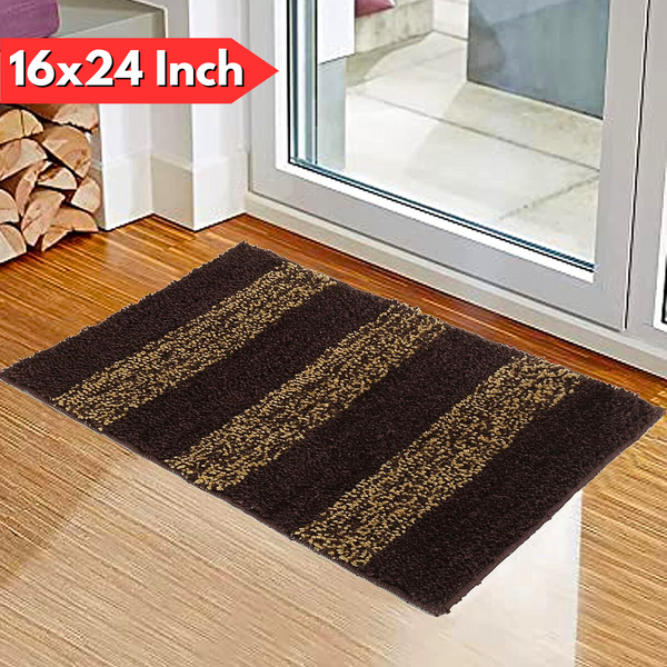 AM5854 Anti Slip Door & Bath mat for Home (HV 16x24 Inch) Multicolour