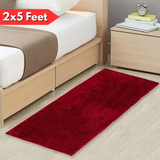 AM5855 Oriental Soft Rug Carpet (2x5 Feet)- Multicolour Moroccan Style for Living Room, Bedroom