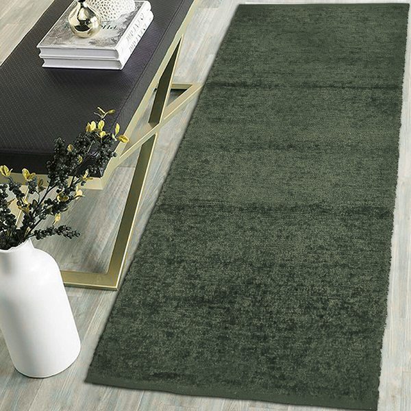 AM5855 Oriental Soft Rug Carpet (2x5 Feet)- Multicolour Moroccan Style for Living Room, Bedroom