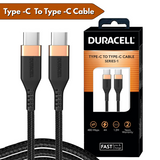 AM5884 Duracell Usb Type C To Type C USB Cable 4A(60W) - 3.9 Feet(1.2M)
