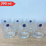 AM5959 Luxury Whiskey Glass Set – 390ml Each, Set of 6