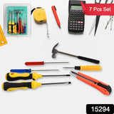 15294 7 Pcs Hand Tool Kit and Magnetic Wristband for Holding Screws, Bolts, Drill Bits