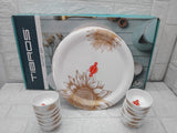 AM3645 Tibros Aster Series Sunflower Dinner Set 18Pcs