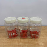AM5808 Royal ware 2000ml Plastic Container Storage Jar (3 pcs) Set For Kitchen
