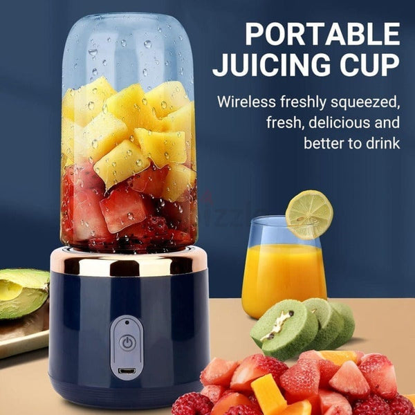 AM3451 Portable Juicer Fruit Blender 400ml 2 Pcs Set