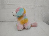 AM3480 Lot Ganti Rainbow Soft Dog Toy 9inch