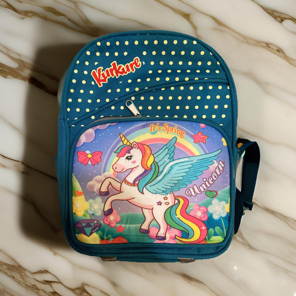 AM0571 kurkure Unicorn Pink School Bags for Kids Girls Boys