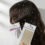 A06758 Self-Adhesive Rhinestone & Pearl Sticker Sheets (Set of 1)