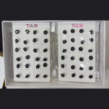 AM5762 Multi-Design Jet Screw Black Earrings for Girls and Women (1 Pair)