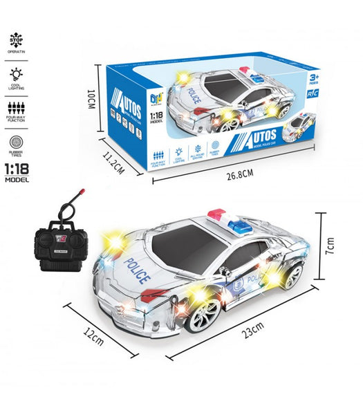 AM3462 Autos Police Car with Remote Control DH666-3