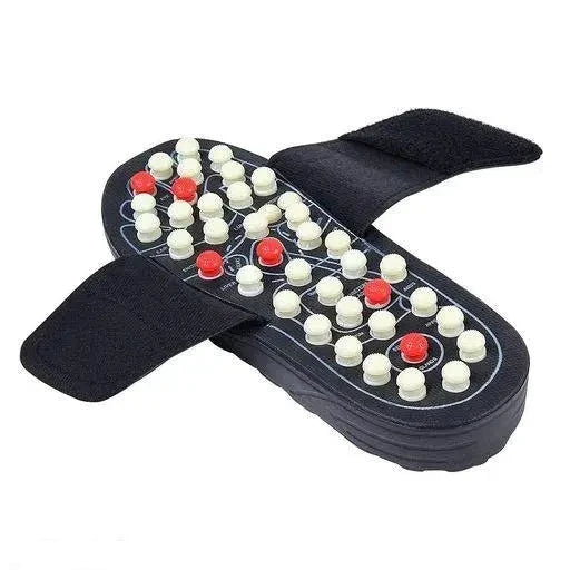 3563 Reflexology Magnetic Therapy Spring Acupressure Paduka Slippers for Full Body Blood Slippers