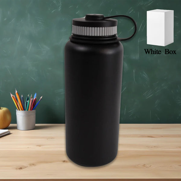 9803 SS Double Wall Vacuum-Insulated Drink Water Bottle (1000 ML / Mix Color)