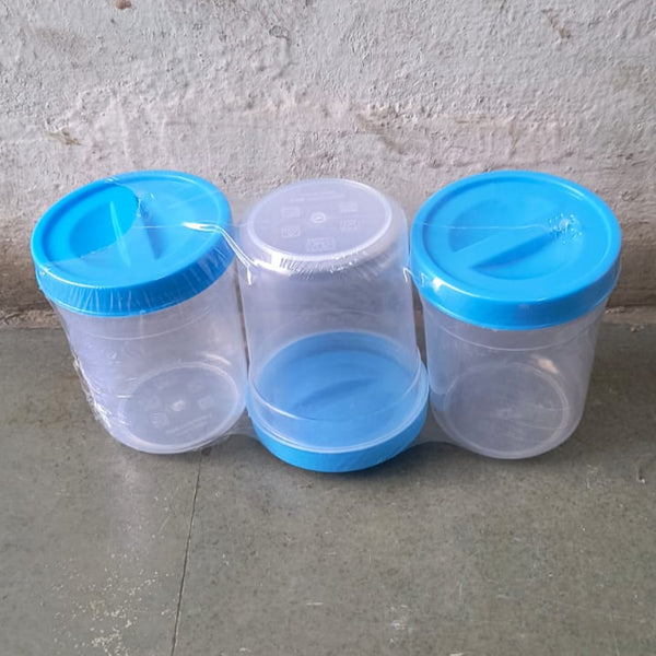 AM3981 Plastic Storage Jar and Container Set of 3