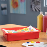 AM0833 Plain Plastic Serving Tray, Rectangle shape Size:15.5cm*11.5cm