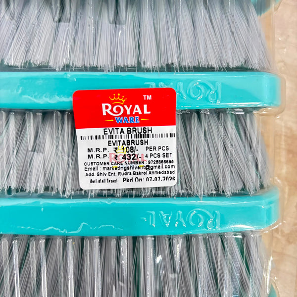A06996 Royal Evita Household Plastic Cleaning and Scrub Brush