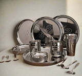 AM3966 Madhuram Exclusive Dinner Set Stainless Steel 42 Pcs Set