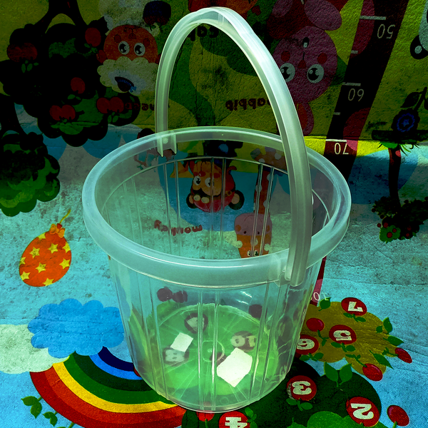 3530 Super Delux Transparent Bucket With 16 Liter Capacity