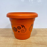 AM0809 Deep Virgin Plastic Round Planter 12 inch