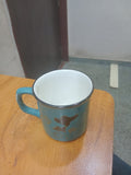 AM2987 Shivay Carpet Mug Ceramic Enamel Look Design Mug Set 1 Pcs