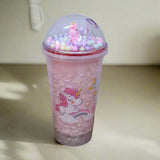 AM5349 3D Look Tumbler Cups with Lid and Light Multi-Color 1pc