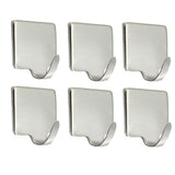 AM3709 Self Adhesive Stainless Mini Hooks 6 Pieces