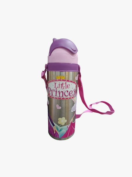 AM2403 kids Water Bottle Double Wall Insulated ,Perfect for School Kids, With Straw 500ml