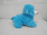 AM3479 Blue Doggy Puppy Soft Fur Stuffed Toy 14inch