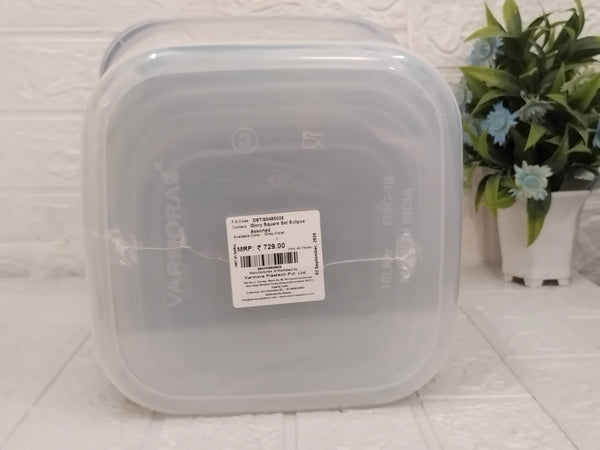 AM3400 Varmora Glory Square Eclipse Container 5, 7, 10 Ltr  Set of 3 Pieces