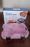 10103 Plastic 3 Compartment Insulated Lunch Box, Lunch Box (1 Pc)