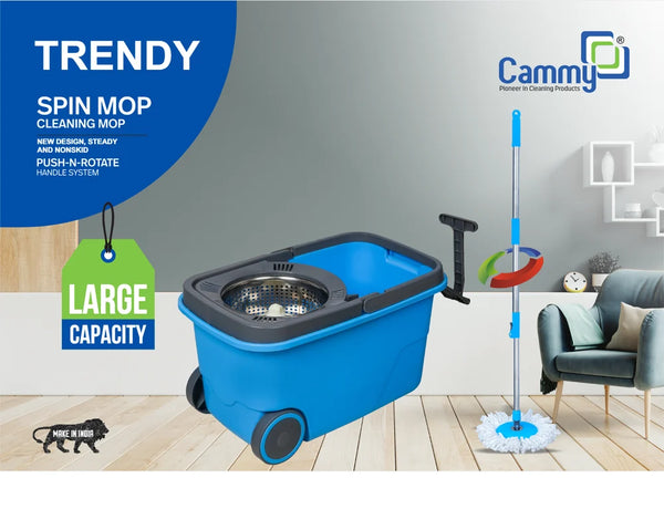 AM3629 Cammy SS Trendy Floor Cleaning Mop & Bucket Microfiber Refill