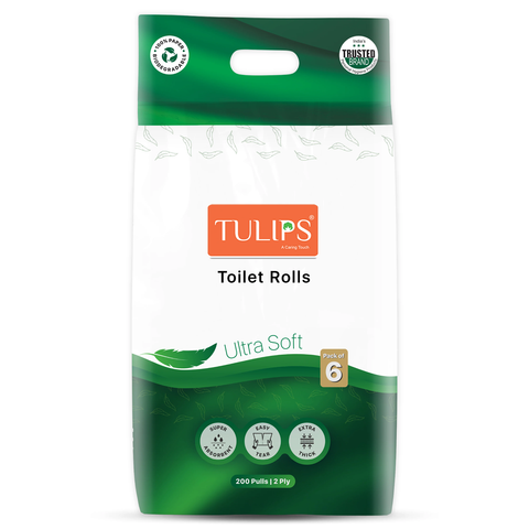 am6426 tulip toilet rolls Pack of 6
