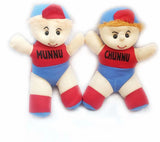 AM3483 Chunnu Munnu Soft Plush Toy For Kids 8inch 200gm