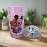 AM5349 3D Look Tumbler Cups with Lid and Light Multi-Color 1pc