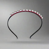 AM5012 Women's Pearly Staggered Hair Band