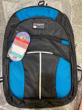 AM0572 TOMATO Blue And Black Premium Casual Backpack Bag For Boys Girls