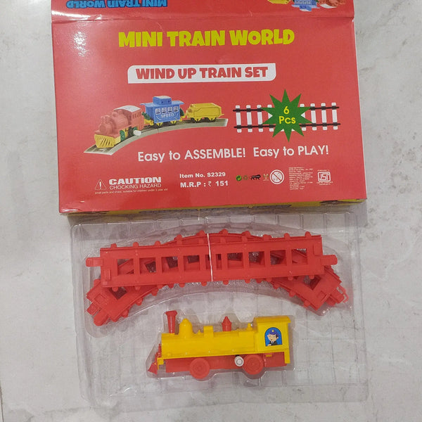 AM3786 Mini Train World Wind Up Train 6Pcs For Kids Set